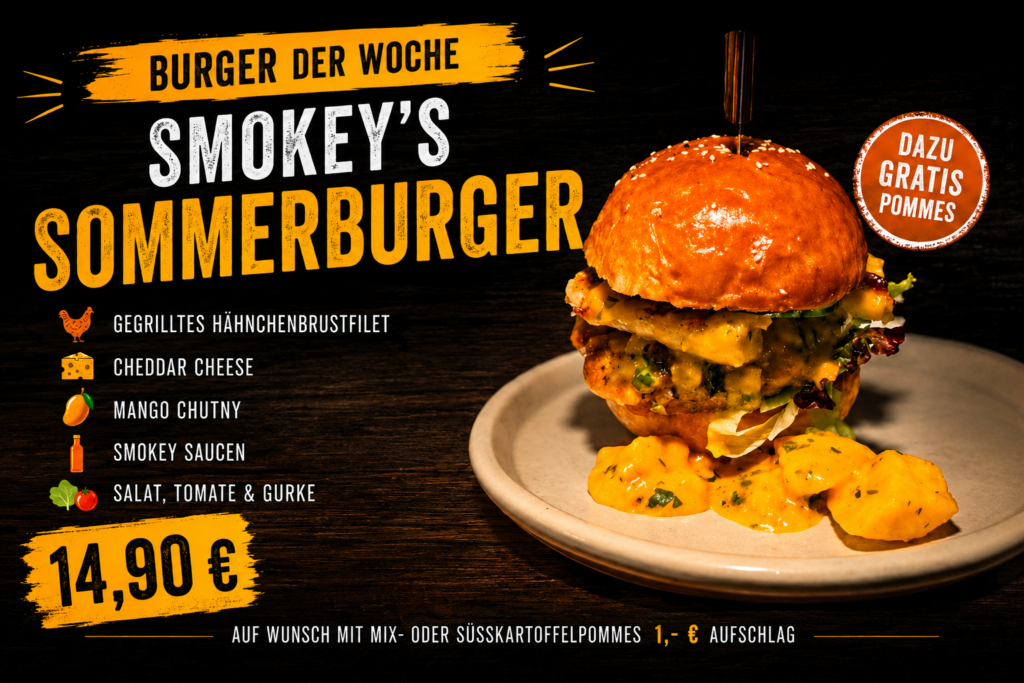 Burger der Woche: Smokey’s Sommerburger